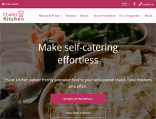 Tablet Screenshot of chaletkitchen.com